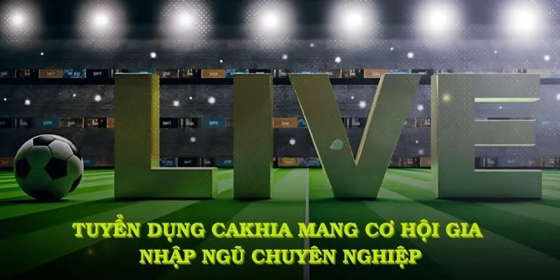 Tuyển dụng cakhia mang đến cơ hội gia nhập đội ngũ chuyên nghiệp