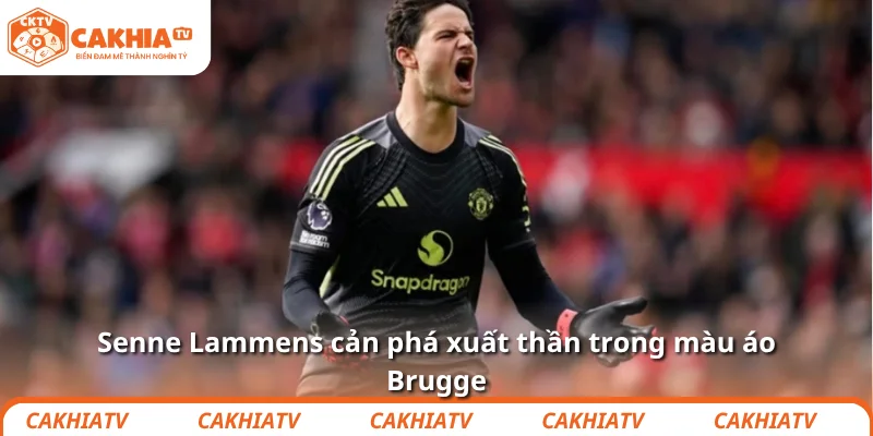 Senne Lammens cản phá xuất thần trong màu áo Brugge